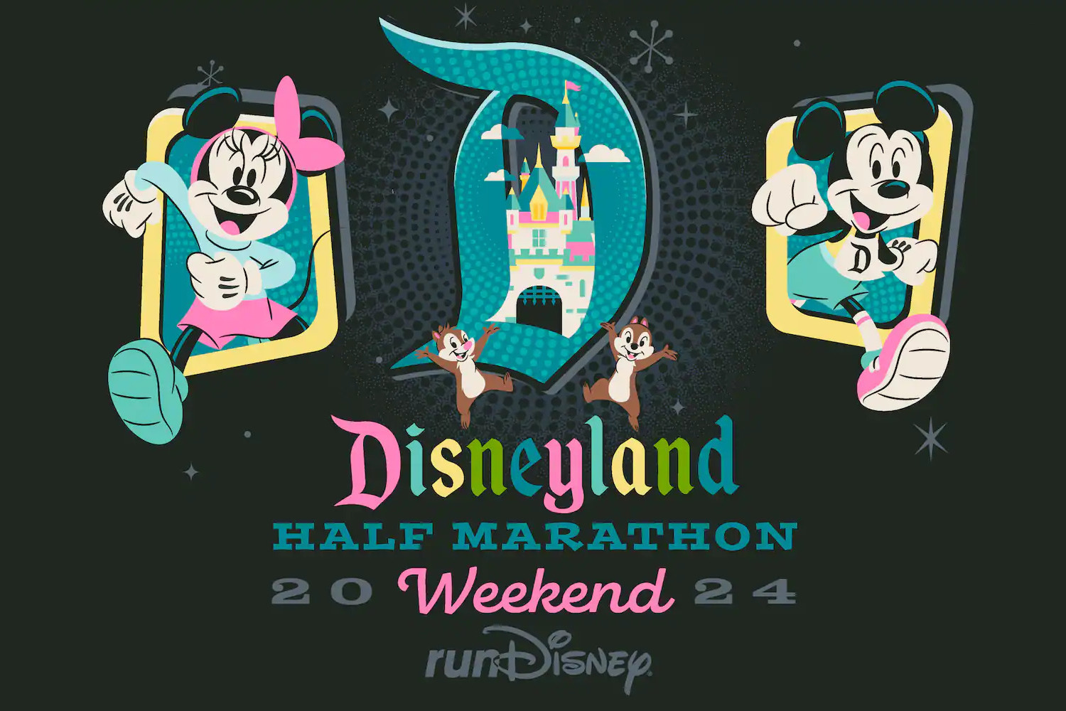 Para 2024, runDisney presenta los temas de fin de semana de "Disneyland